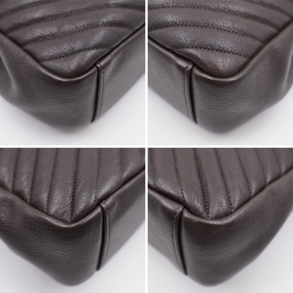 CG10 💟 Saint Laurent Leather College Large - Picture 7 of 16